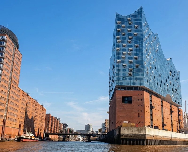 Stadtansicht von Hamburg