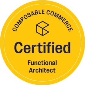 Zertifikat Composable Commerce Certified Functional Architect