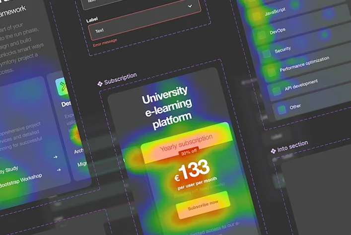 UX/UI-Design für Mobile-Apps mit Usability-Tests und Heatmaps