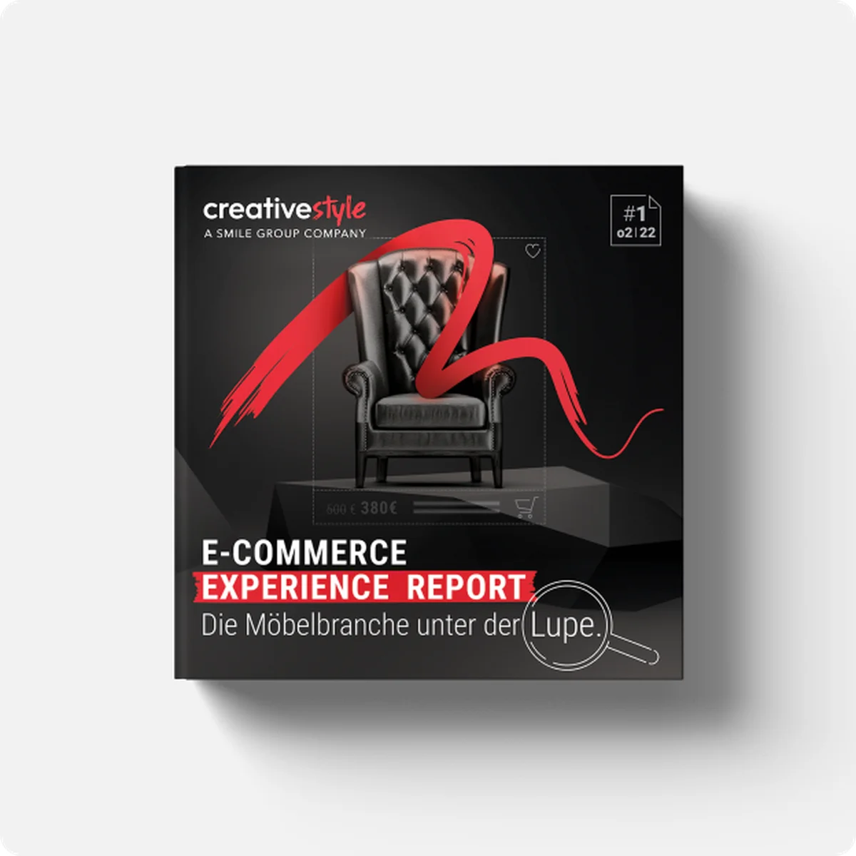 Cover des E-Commerce Experience Reports zur Möbelbranche