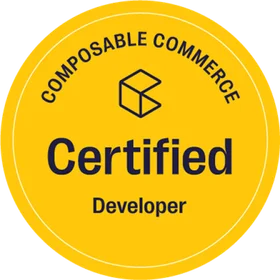 Zertifikat Composable Commerce Certified Developer