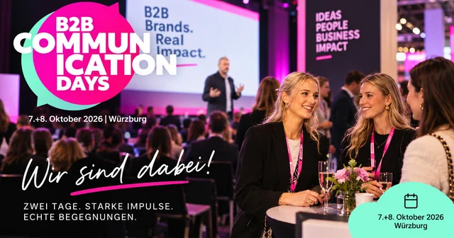creativestyle-Stand bei den B2B Communication Days 2026 mit Popcorn und dem Motto Zeit, aufzupoppen