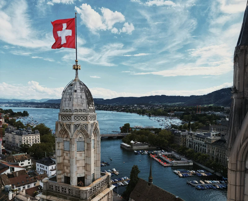 Stadtansicht von Zürich