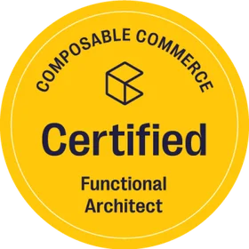 Zertifikat Composable Commerce Certified Functional Architect