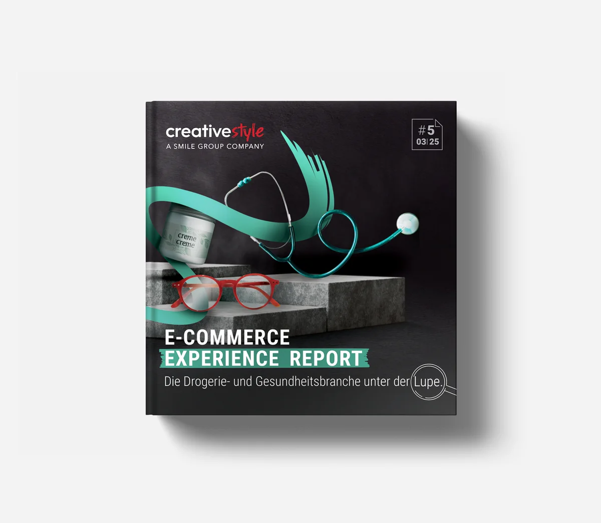 Cover des E-Commerce Experience Reports zur Analyse der Beauty- und Gesundheitsbranche