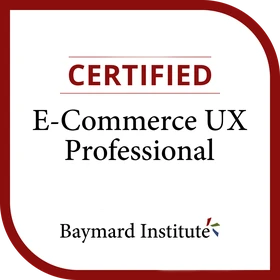 Baymard Institute Certified E-Commerce UX Professional Zertifikat